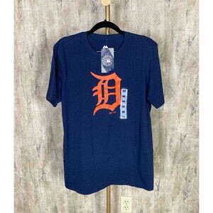 Detroit Tigers Majestic Medium Mens T-shirt Genuine Merch NWT